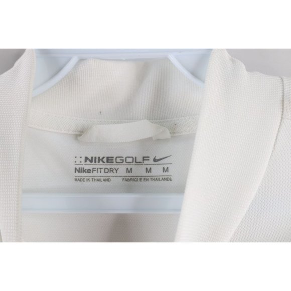 Nike Golf Mens Medium Travis Scott Mini Swoosh Mock Neck Long Sleeve Shirt White - Picture 4 of 8